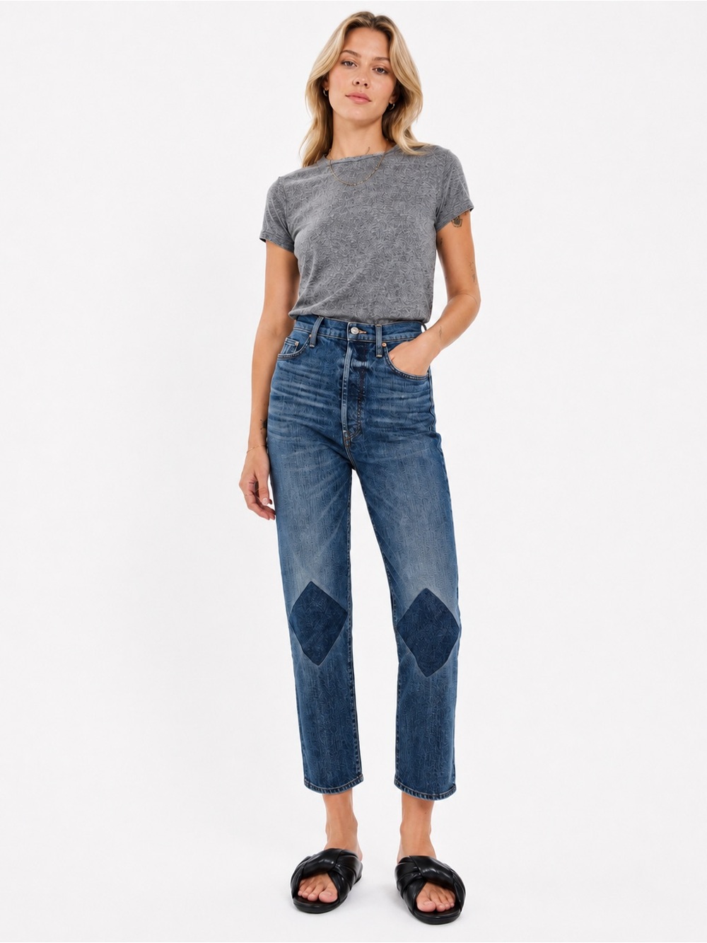 Mother Superior The Tune Up Crop Jeans Women’s 28 Waist